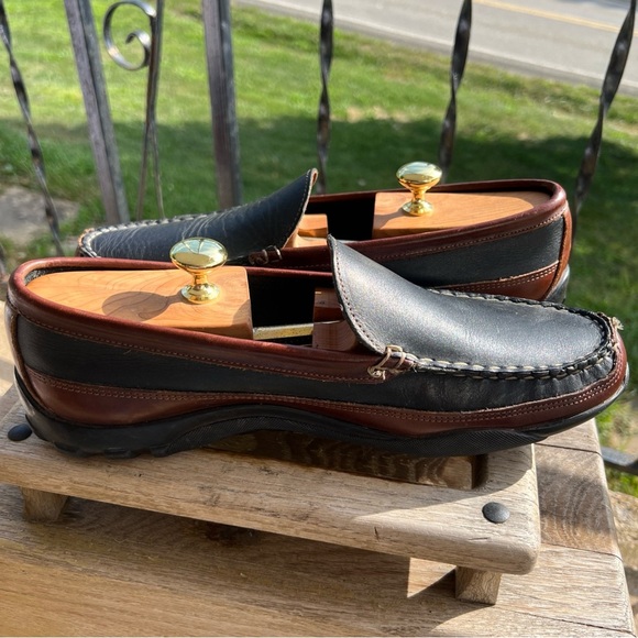 ALLEN EDMONDS Boulder Venetian Driving Moccasins Leather Loafers 11D - Picture 8 of 12